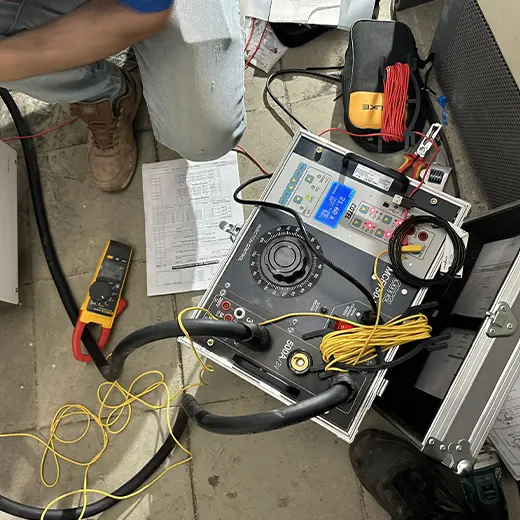 entretien d'une cabine haute tension