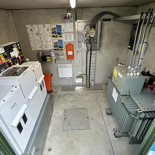 Cabine haute tension